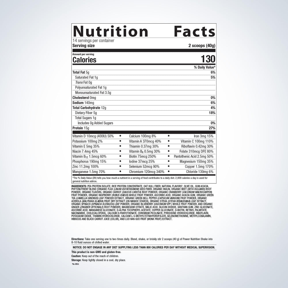 Power Nutrition Shake < Formerly UltraMeal Daily Support